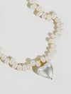 Agape Pearl Heart Choker