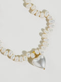 Agape Pearl Heart Choker