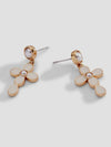 Coquette Christian Cross Drop Earrings