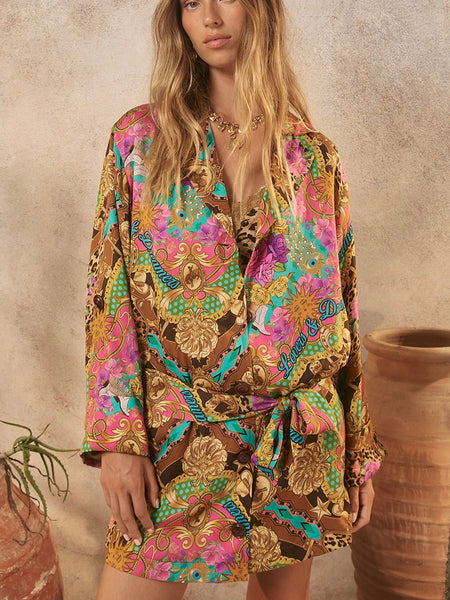 Lovers & Dreamers Blazer Dress in Cosmos Pink