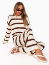 Pismo Sweater in Driftwood Stripe