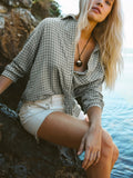 River Plaid Button Up in Emerald Cove