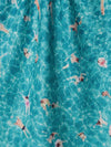Swimming Crowd Tea Towel