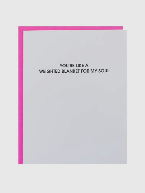 Weighted Blanket Card