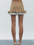 Jamie Skort in Tan
