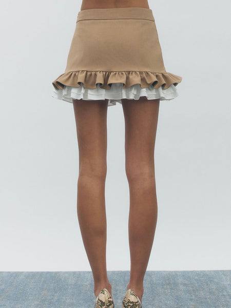 Jamie Skort in Tan