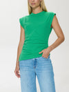 Nya Asymmetrical Tee in Mantis