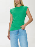 Nya Asymmetrical Tee in Mantis