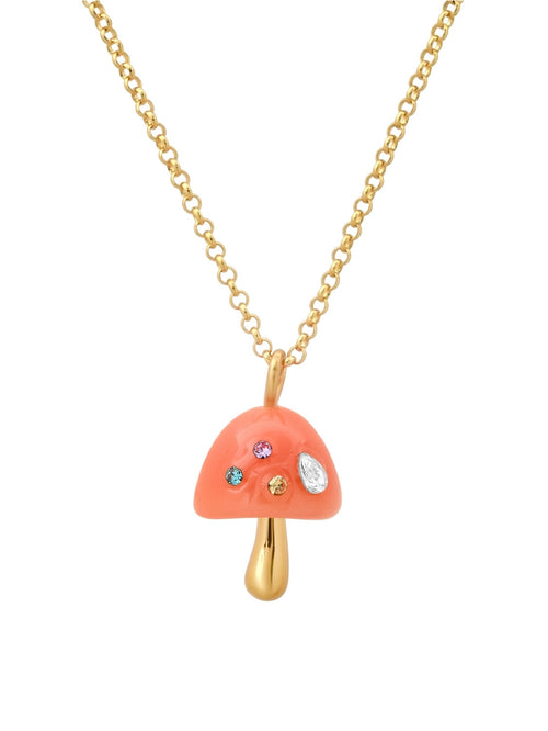 Mushroom Magic Necklace in Pink