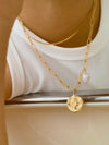 Isaline Coin Chain Necklace