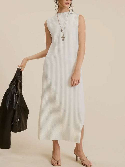 Keep It Classic Midi Dress in Ivory