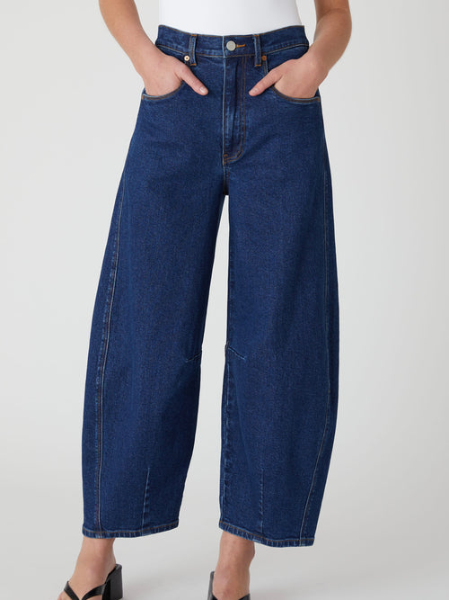 Deep Down Barrel Jean in Dark Indigo