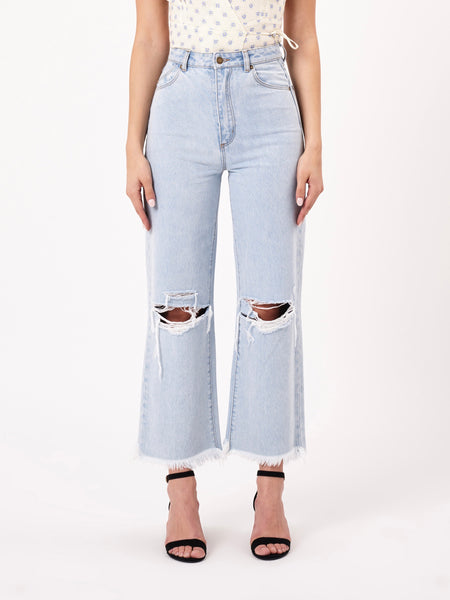 Heidi Ankle Jean in Luna Worn