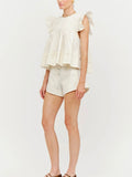 Leah Top in Cream