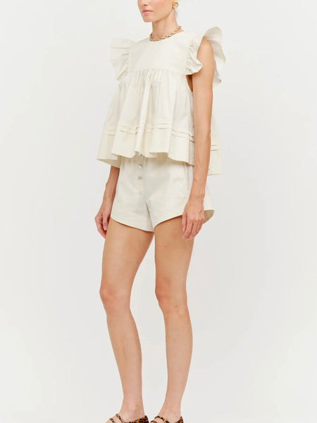 Leah Top in Cream