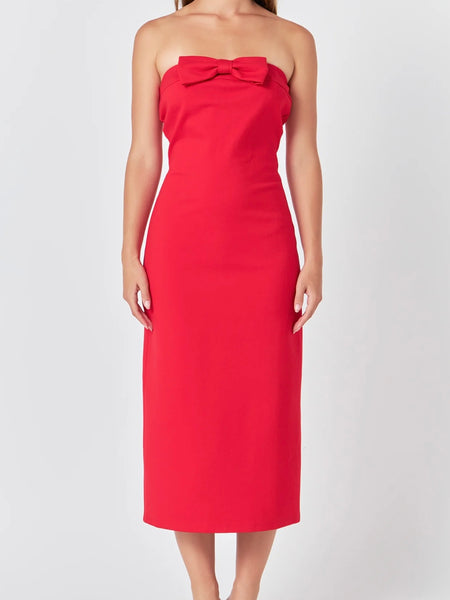 Best in Bows Dress in Red