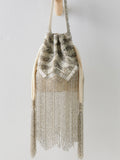 Razzle Dazzle Clutch in Ivory Pearl