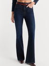 Soft Tech Good Waist Palazzo Ankle Jeans in Indigo1308