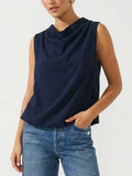 Cinch You Asked Top in Navy