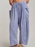 You're My Kind Of Stripe Pants in Blue