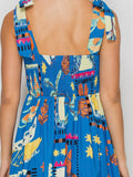 Best In Brazil Maxi Dress in Blue