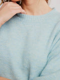 Margot Sweater Tee in Angel Falls Melange