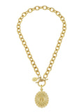 Jane Oval Toggle Chain Necklace