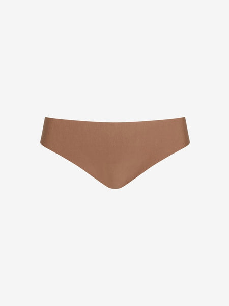 Butter Mid-Rise Thong in Beige