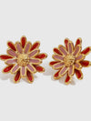 Rosa Daisy Drop Oil Earrings