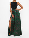 Monroe Maxi Skirt in Mistletoe Plaid