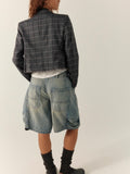 Academia Blazer in Charcoal Combo