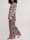 Dreamy Days Pajama Set in Tea Combo Zebra