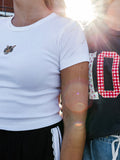 Roary Tee in White
