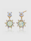 Iridescent Pastel Sun & Flower Studs