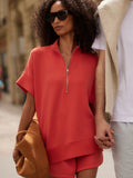 Ritchie Short Sleeve Sweat in Summer Fig