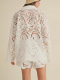 Evening Eyelet Shirt in White