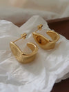 Ninelle Sculpted Wave Hoops
