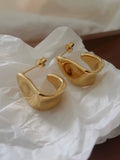 Ninelle Sculpted Wave Hoops