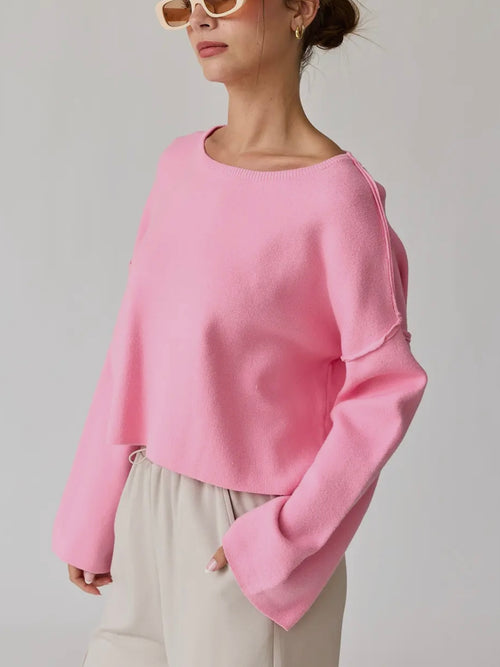 About To Lose My Mind Sweater in Pink