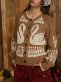 Swan Song Cardi in Caramel
