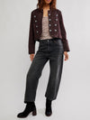 Ryland Band Jacket in Double Espresso