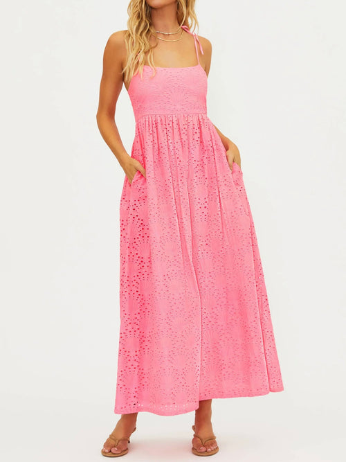 Valory Maxi Dress in Seashell Pink