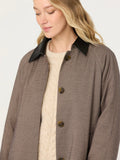 Raiden Coat in Brown Plaid