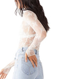 Lady Lux Layering Top in Evening Creme