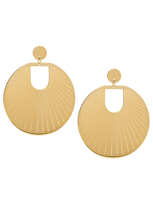 Santorini Earrings in Gold