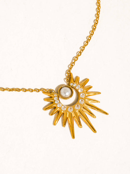 Kindred Pearl Sunburst Necklace