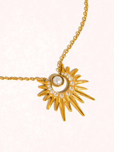 Kindred Pearl Sunburst Necklace