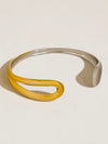 Junel Open Cuff Bracelet in Two Tone