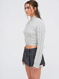 Lise Chunky Sweater in Grey