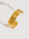 Elodie Stripe Bold Bangle